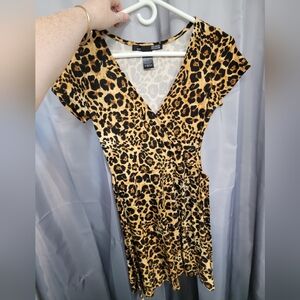 Cheetah print dress
